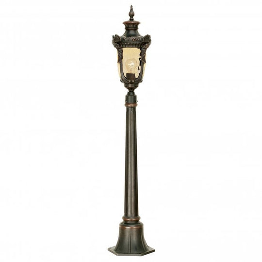 Philadelphia Pillar Lantern Medium with and old bronze finish
