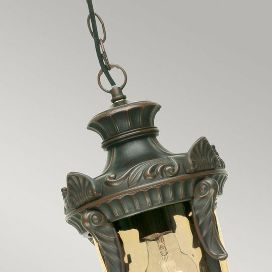 Philadelphia Chain Lantern Medium with and old bronze finish