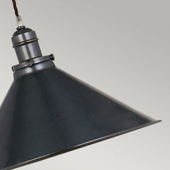 Provence rise and fall Pendent in a Old Bronze finish