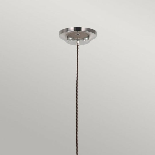 Provence 1 Light Pendant with a Polished Nickel finish