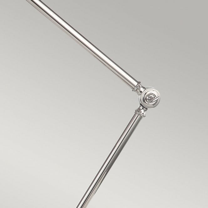 Provence adjustable Table Lamp in a Polished Nickel finish