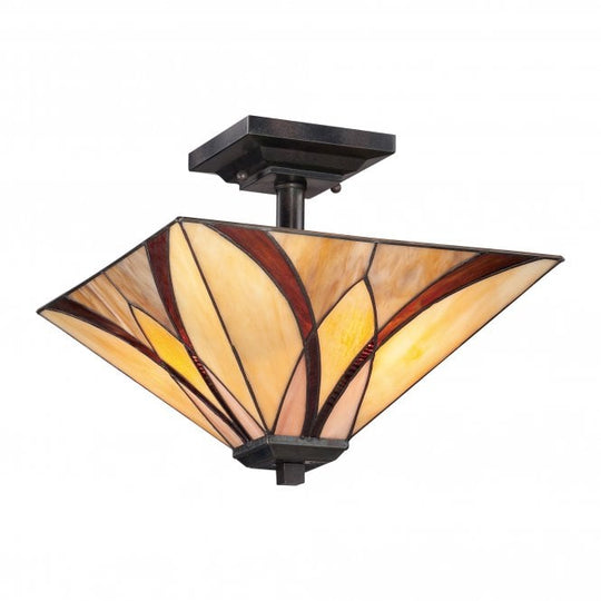 Asheville Semi-Flush Valiant Bronze