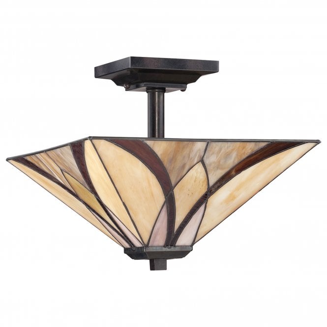 Asheville Semi-Flush Valiant Bronze