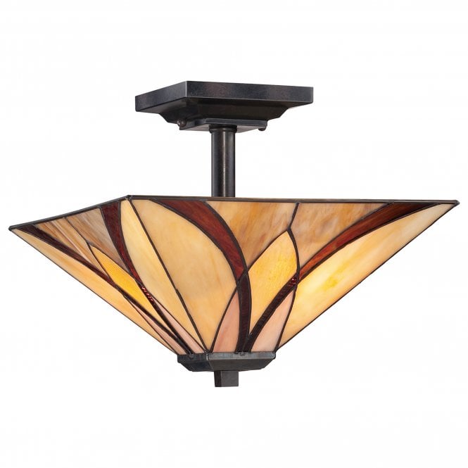 Asheville Semi-Flush Valiant Bronze