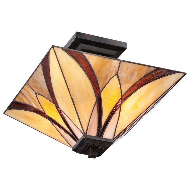 Asheville Semi-Flush Valiant Bronze