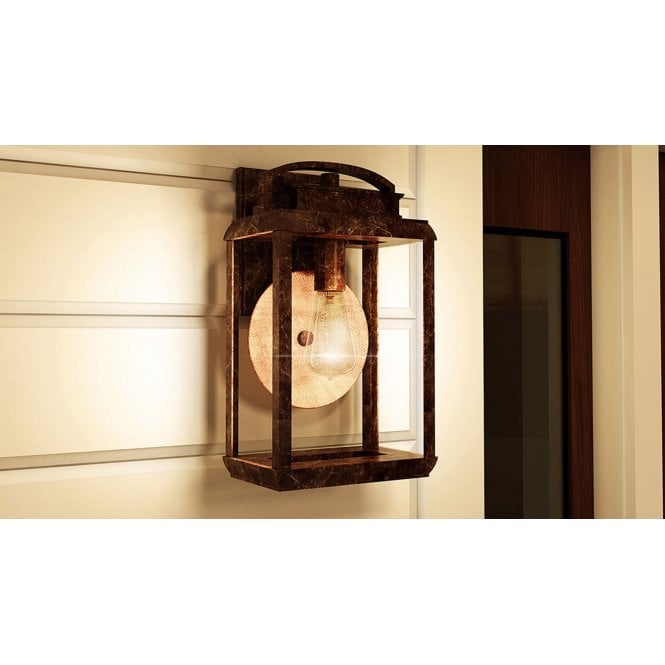 Byron Medium Wall Lantern Imperial Bronze
