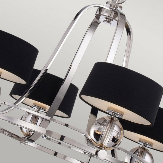 Uptown Gotham 4Lt Chandelier Imperial Silver