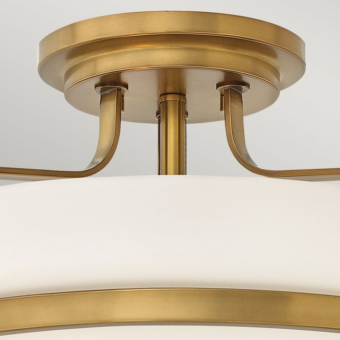 Griffin Semi-Flush Light Polished Chrome