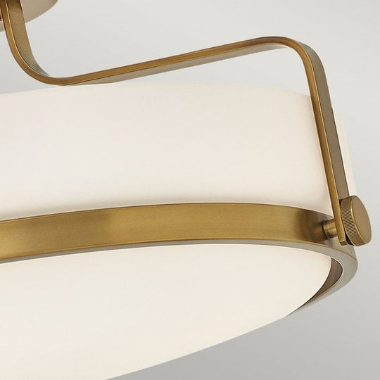 Griffin Semi-Flush Light Polished Chrome