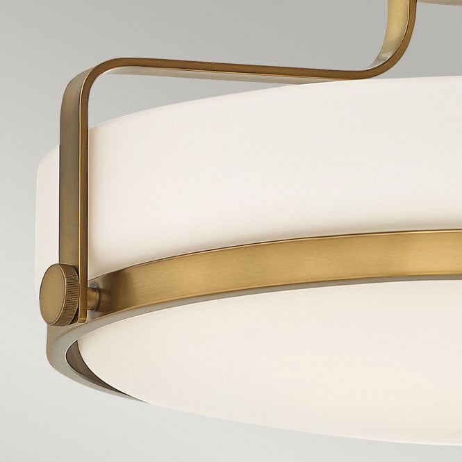Griffin Semi-Flush Light Polished Chrome