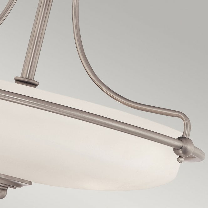 Griffin Semi-Flush Light Antique Nickel