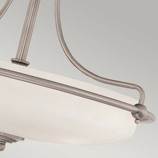 Griffin Semi-Flush Light Antique Nickel