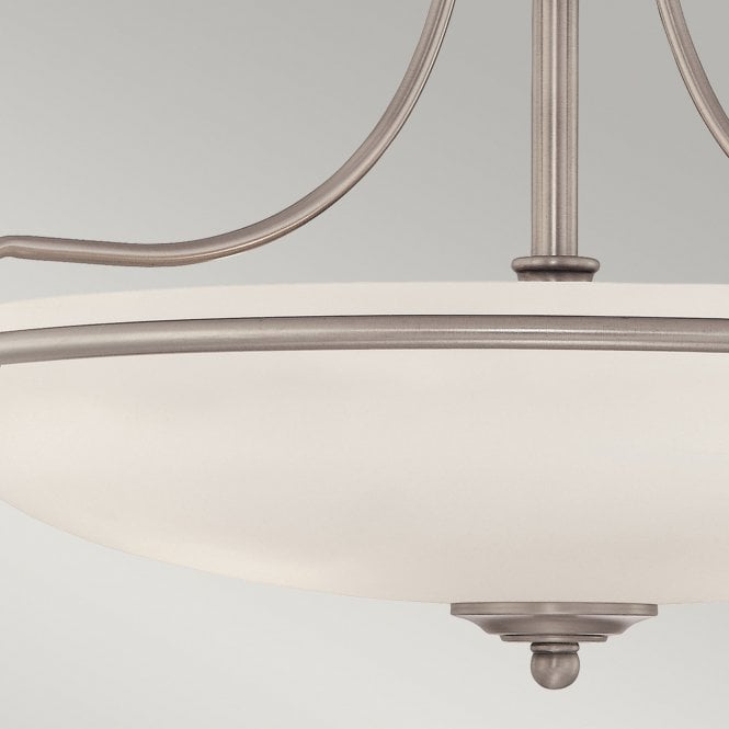 Griffin Semi-Flush Light Antique Nickel