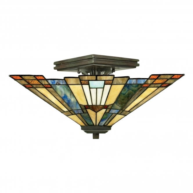 Inglenook Semi-Flush Valiant Bronze