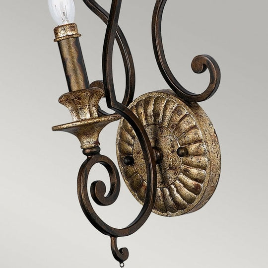 Marquette 1Lt Wall Light Heirloom