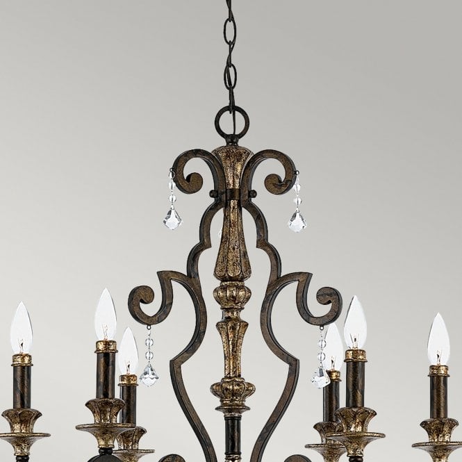 Marquette 6Lt Chandelier Heirloom