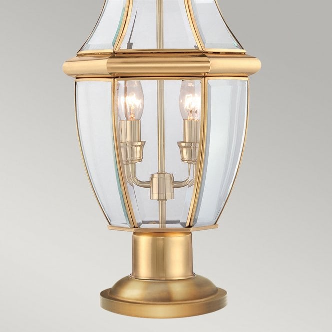 Newbury Pedestal Polished Gold or Brass