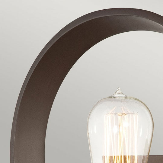 Uptowntr 1Lt Wall Light Western Bronze