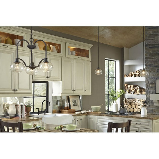 Trilogy 3Lt Pendant Bronze Finishes
