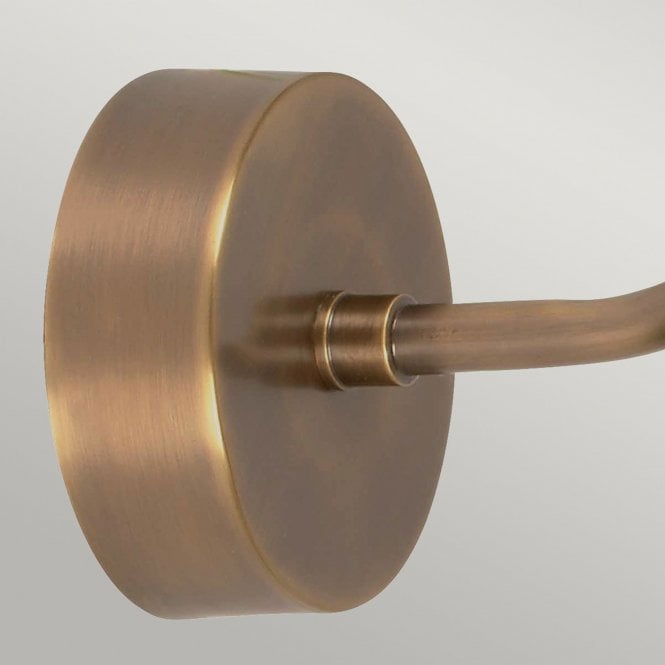 Somerton wall light with a Brass finish