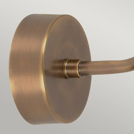 Somerton wall light with a Brass finish