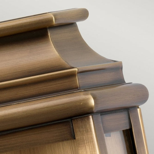 St Martins Wall Lantern in a Brass finish