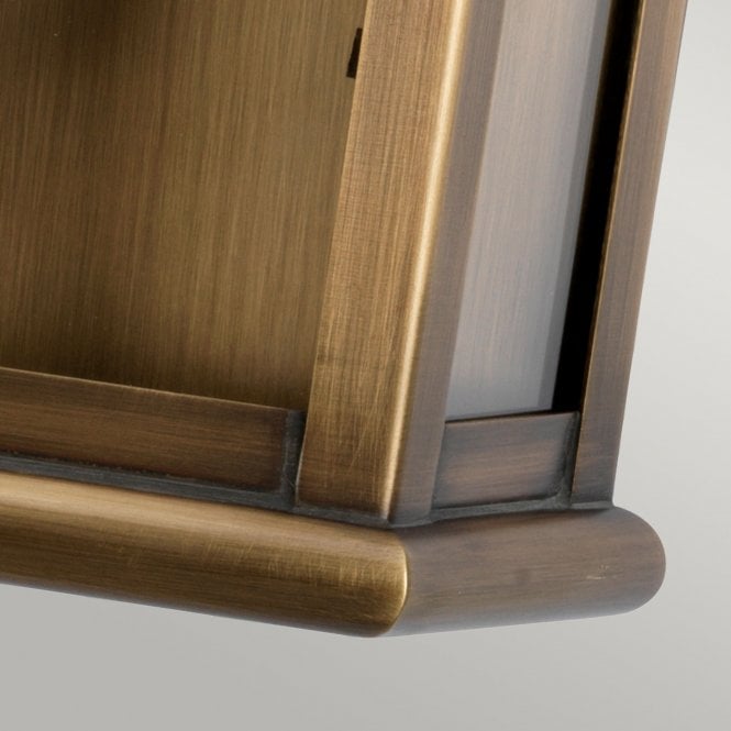 St Martins Wall Lantern in a Brass finish