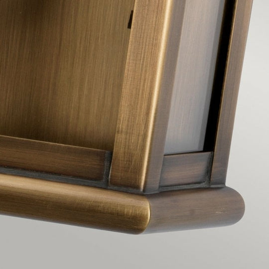 St Martins Wall Lantern in a Brass finish