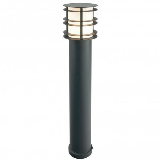 Stockholm Large Bollard E27 Black