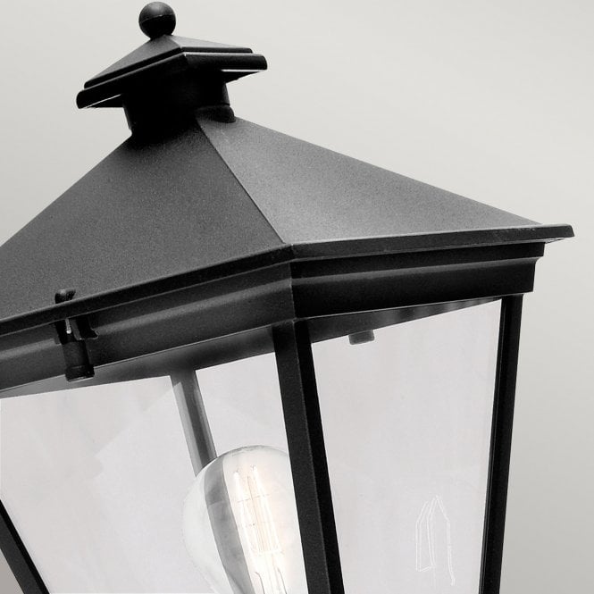 Turin Up Wall Lantern Black