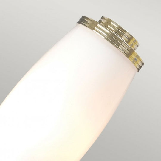 Bathroom Eliot Twin Wall Light with a Polished Brass finish