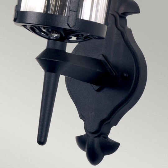 Hereford Wall Up Lantern in a black finish