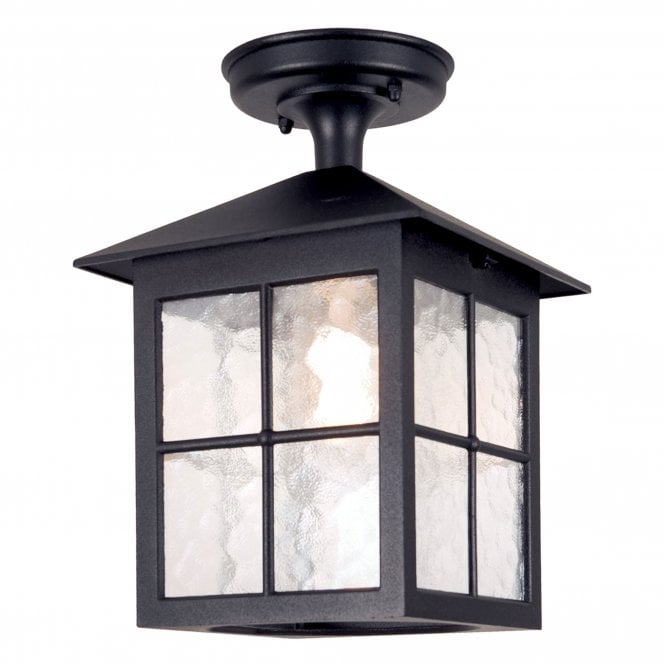 Winchester Porch Lantern with Black finish