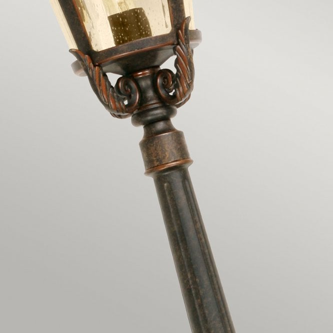 Baltimore Lamp Post Large in a weathered bronze finish