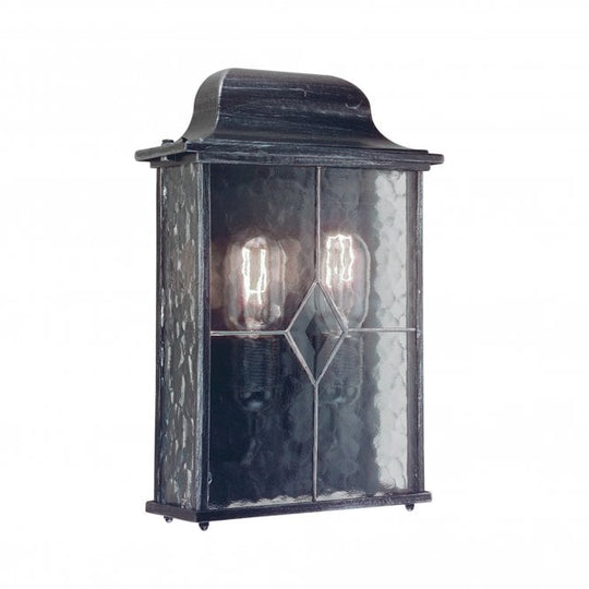 Wexford Half Lantern with black/ silver finish
