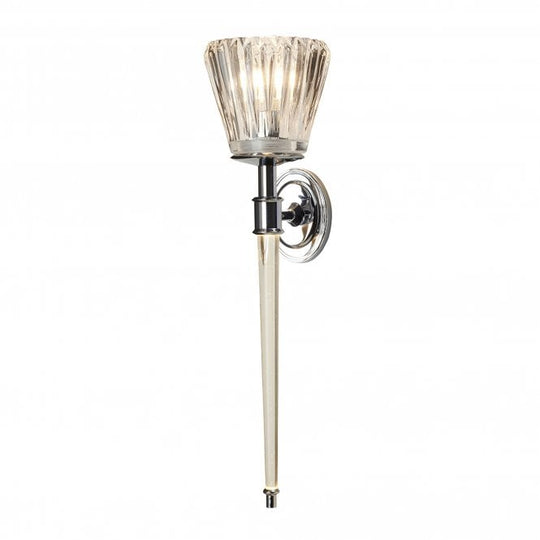 Agatha 2 Light Bathroom Wall Light In Polished Chrome Finish