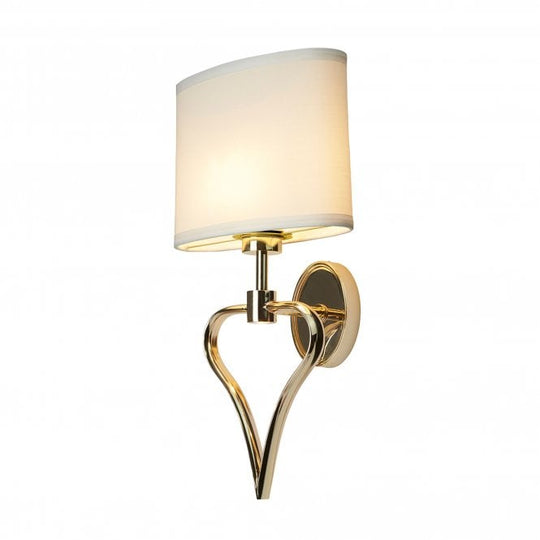 Falmouth 2 Light Bathroom Wall Light In French Gold Finish