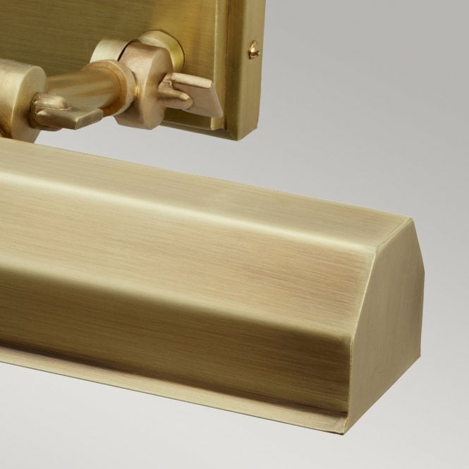 Chawton 2 Light Medium Picture Light In Aged Brass Finish