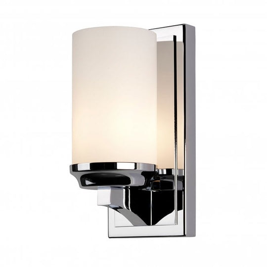 Amalia 1 Light Bathroom Wall Light In Polished Chrome Finish