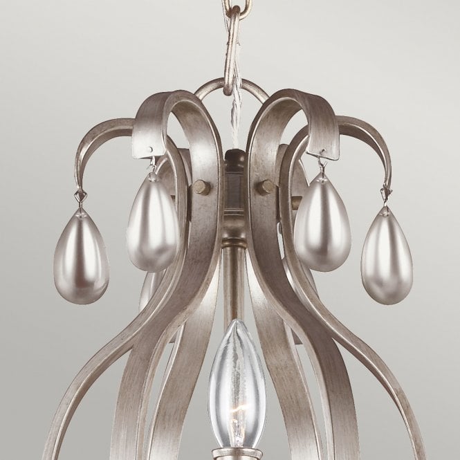 Dewitt 9 Light Chandelier In Sunrise Silver Finish