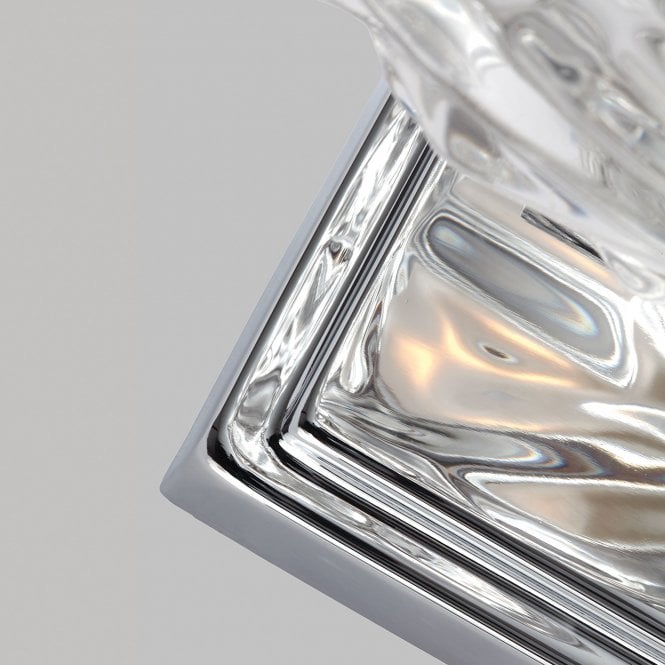 Kalli 1 Light Bathroom Wall Light In Polished Chrome Finish