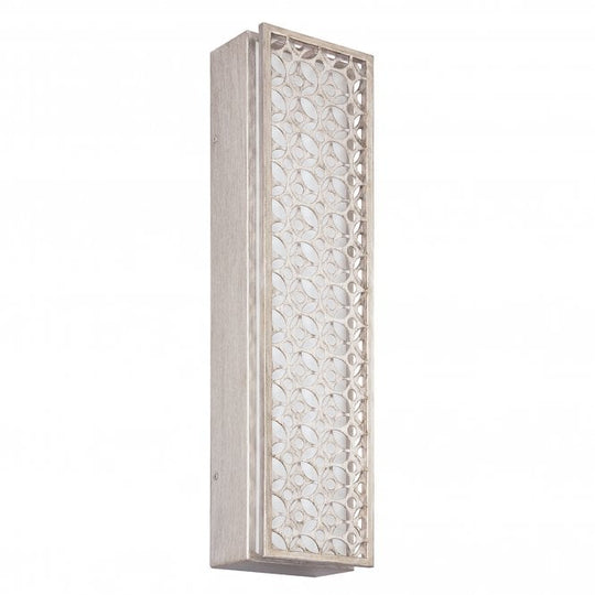Kenney 4 Light Led Wall Light In Sunrise Silver Finish