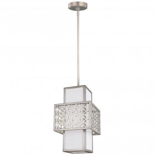 Kenney 1 Light Mini-Pendant In Sunrise Silver Finish