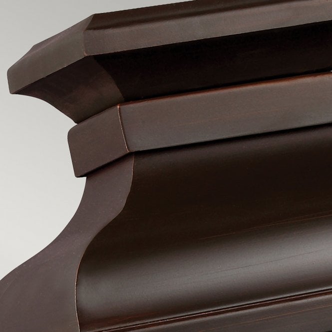 Pediment 2 Light Medium Wall Lantern In Dark Aged Copper Finish