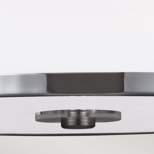 Prospect Park 2 Light Semi-Flush In Satin Nickel / Chrome Finish