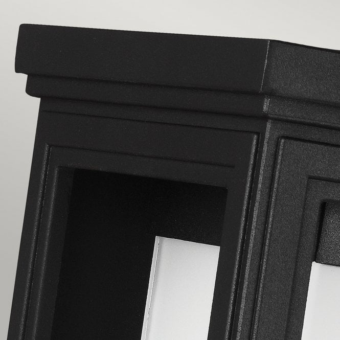 Roscoe 1 Light Medium Wall Lantern In Textured Black  Finish