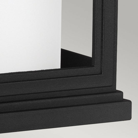 Roscoe 1 Light Medium Wall Lantern In Textured Black  Finish