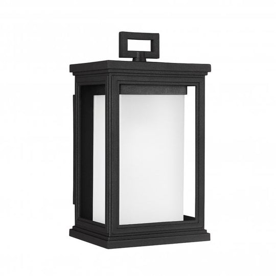 Roscoe 1 Light Small Wall Lantern In Textured Black  Finish