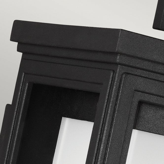 Roscoe 1 Light Small Wall Lantern In Textured Black  Finish