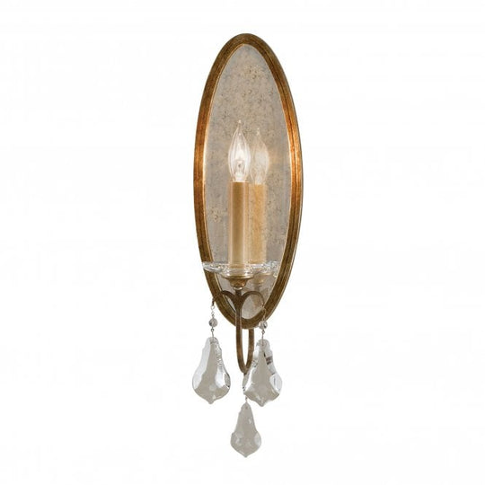 Valentina 1 Light Wall Light In Oxidized Bronze Finish
